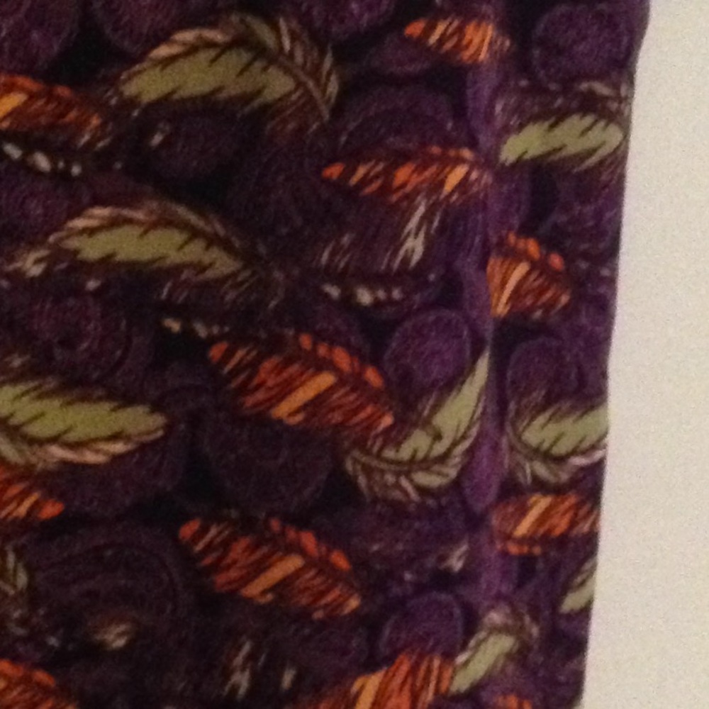LuLaRoe Purple and Orange Pencil Skirt